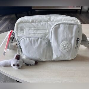 Kipling Women’s Albena Crossbody Bag, Color White
